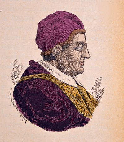 Portrait of Pope Clement XIV (1769-1774), 1898 by Italian School